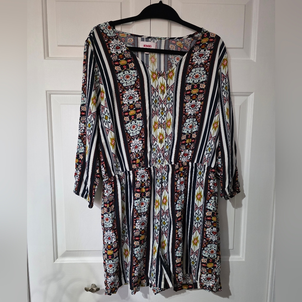 BONGO Multicolor Patterned Garment